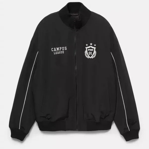 Chaqueta acolchada bordada STWD